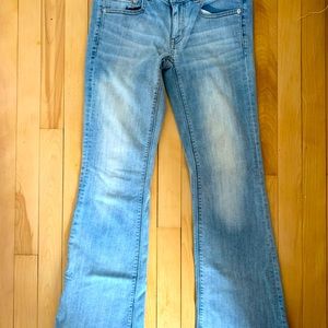 Light wash bell bottom Jeans